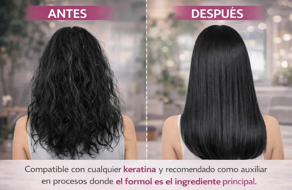 Neutralizante Reparación Capilar Reduce Olor De Keratina 70% 1 Lt - Imagen 5