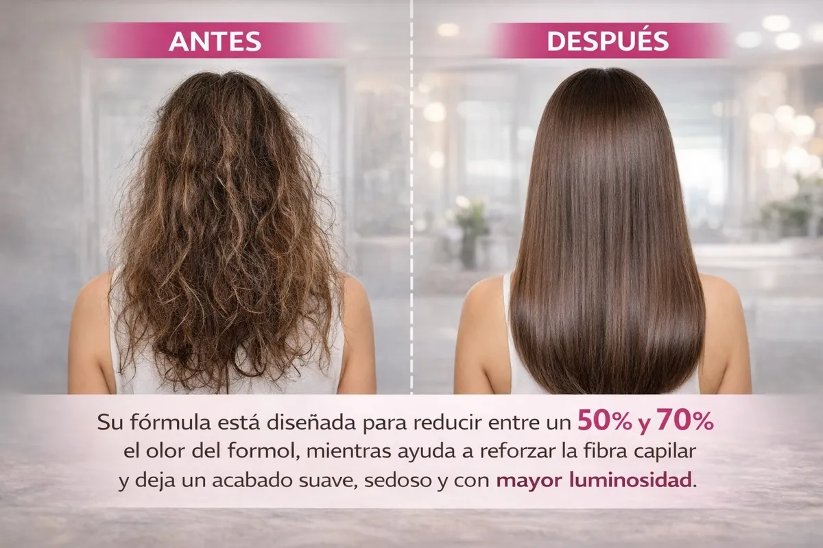 Neutralizante Reparación Capilar Reduce Olor De Keratina 70% 1 Lt - Imagen 6